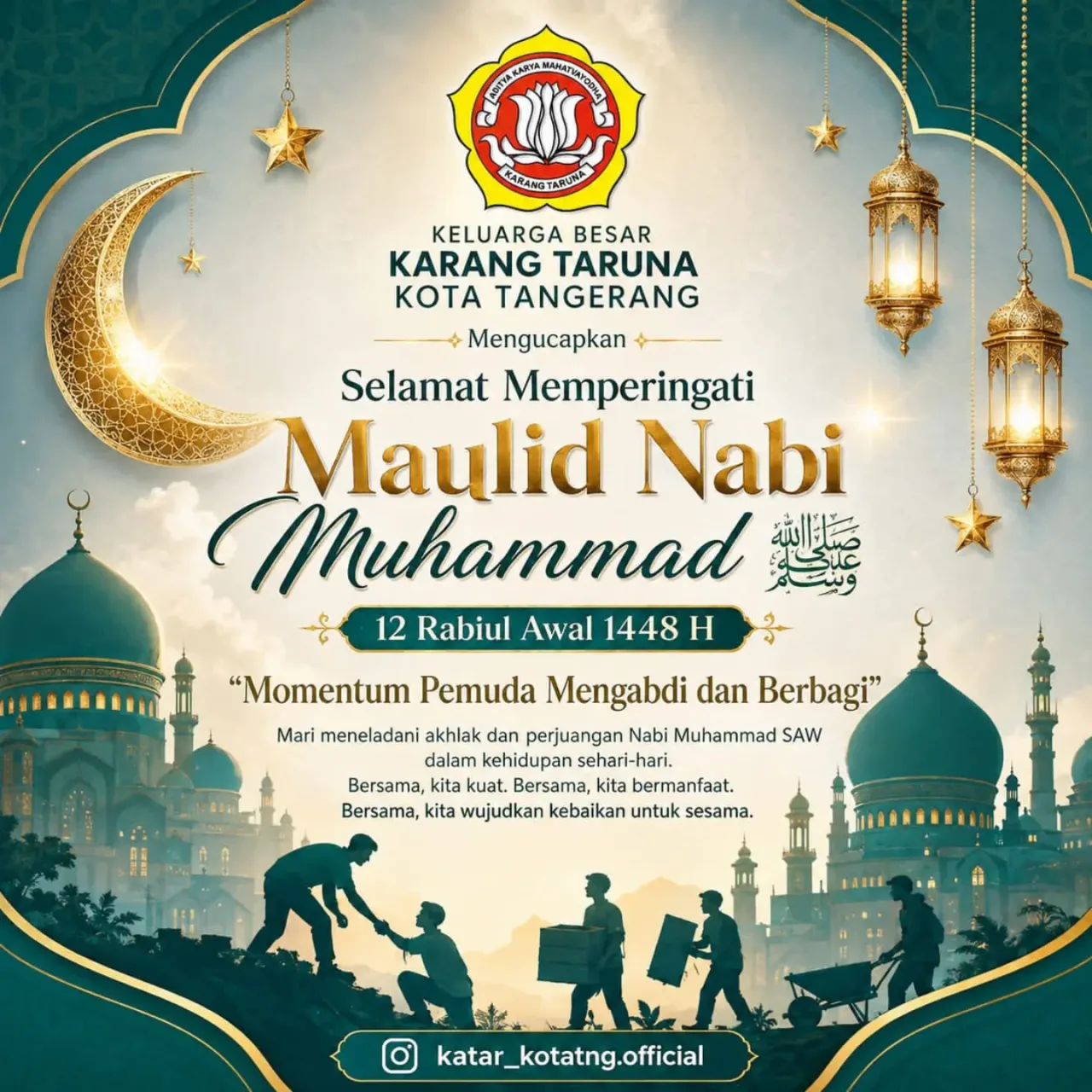 Sampul Sebaik-baik manusia adalah yang paling bermanfaat bagi manusia lain".